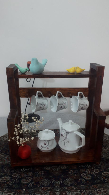 استند چوبی آشپزخانه