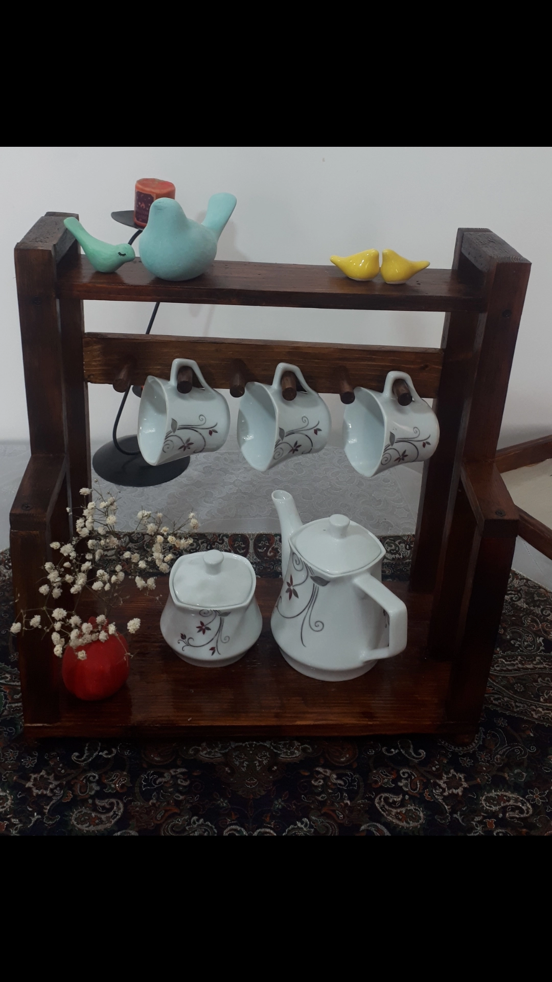 استند چوبی آشپزخانه