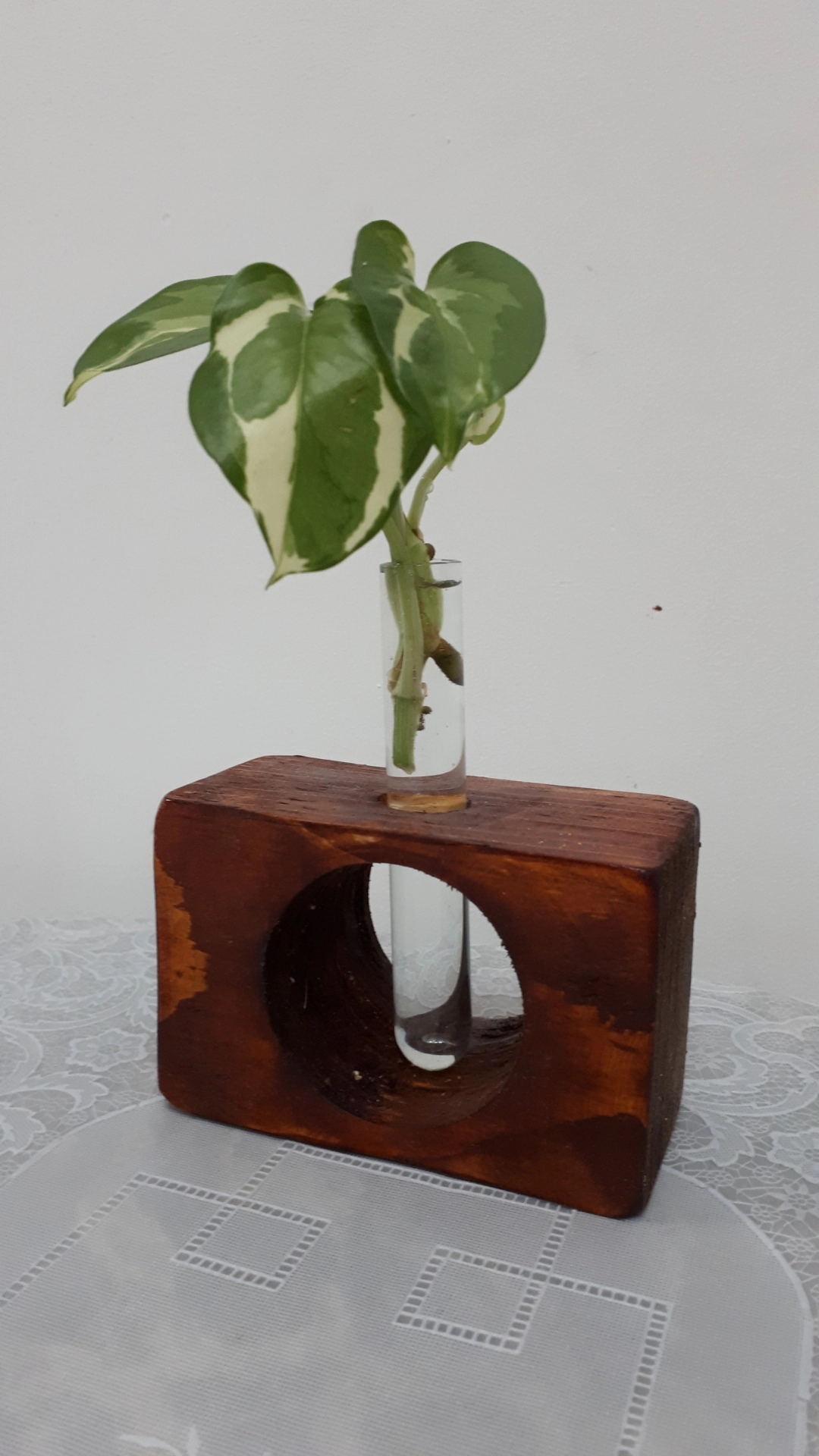 گلدان چوبی زیبا