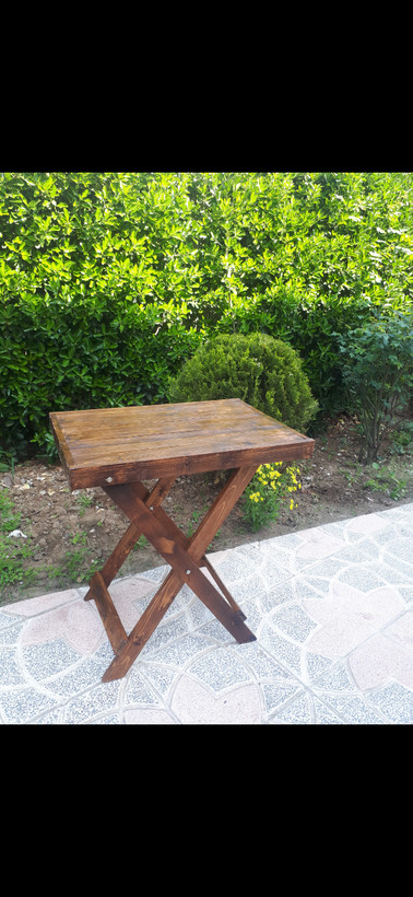 میز تاشو چوبی