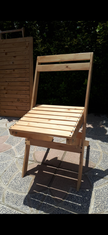 صندلی تاشو چوبی