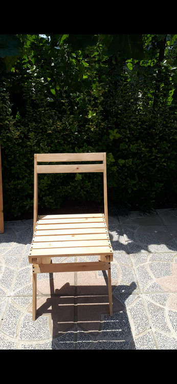 صندلی تاشو تمام چوب