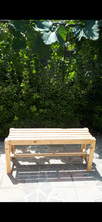 نیمکت تمام چوب