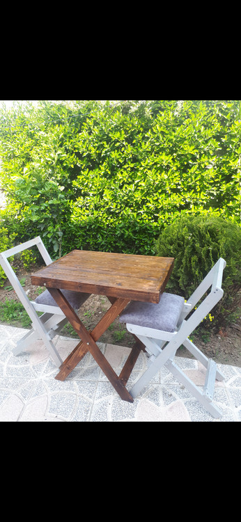 صندلی تاشو نشیمن پارچه ای