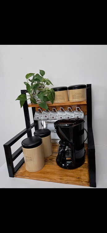 استند اسپرسوساز چوبی