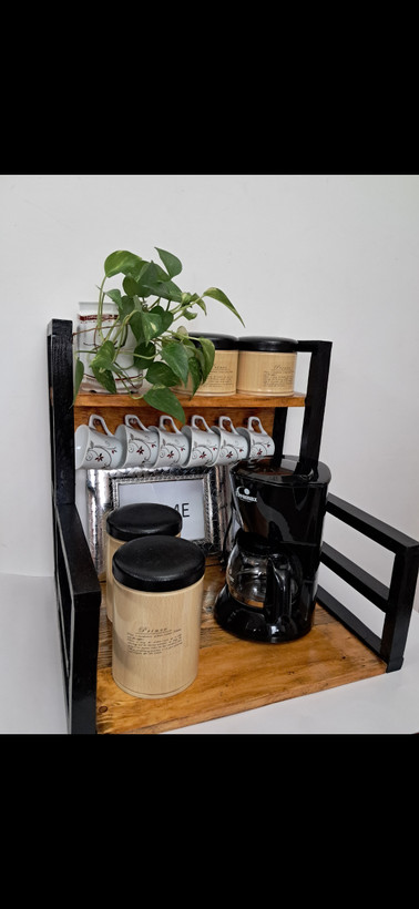 استند اسپرسوساز چوبی