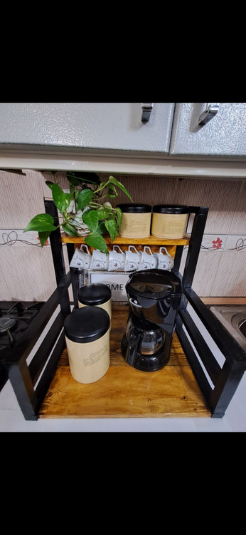 استند اسپرسوساز چوبی