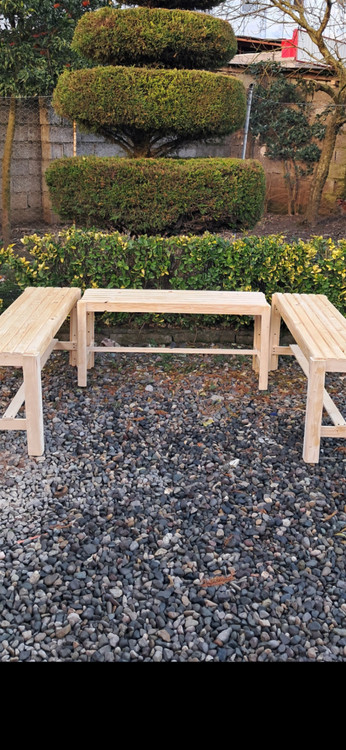 نیمکت تمام چوبی